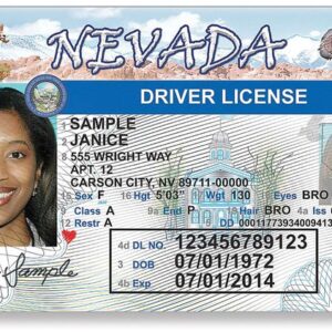 Buy Nevada Driver’s License and ID Card