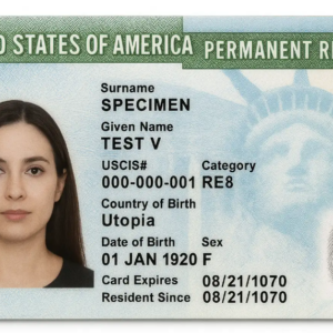 Buy Authentic American Green Card