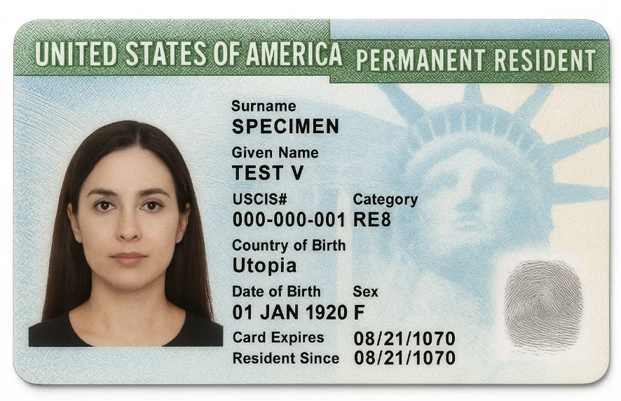Buy Authentic American Green Card