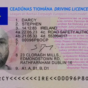 Buy Irish driving license Online