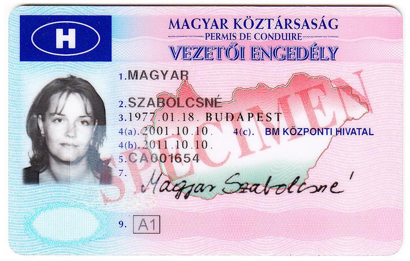 Buy Hungarian Driving License