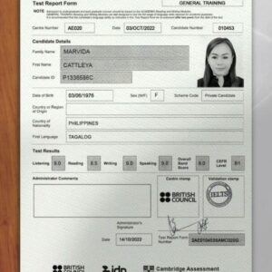 Buy IELTS Certificate Online
