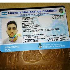 Buy Argentina Driving License