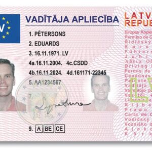 Buy CSDD Registered Driver’s License in Latvia