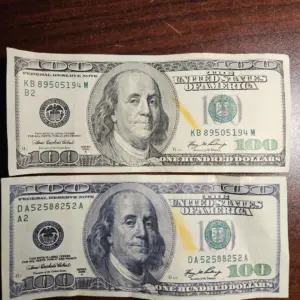 Counterfeit $100 USD Bills