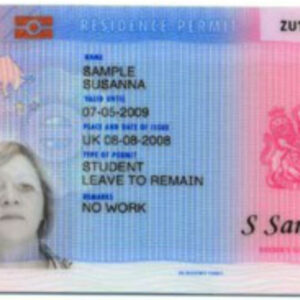 Get Real UK Residence Permit in 3 Days